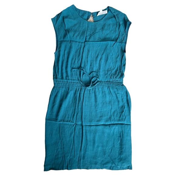 Ann Taylor Loft Green Knee Length Sleeveless Dress, M - Picture 3 of 5